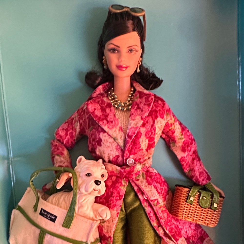 Kate Spade Mattel Barbie Doll with Accessories/Authentic